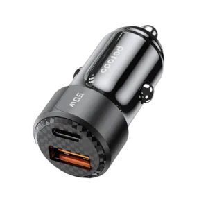 شارژر فندکی ۵۰ وات پرودو مدل Dual output