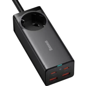 شارژر رومیزی 100 وات  بیسوس مدل CCGAN100-1ACE به همراه کابل USB-C