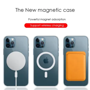 کاور مدل مگ سیف clear مناسب برای گوشی موبایل اپل iphone 15