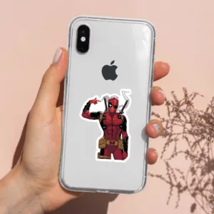 استیکر لپ تاپ کارنیکا طرح ددپول مدل DeadPool-2222012 مجموعه 2 عددی