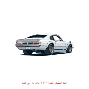 استیکر لپ تاپ طرح شلبی موستانگ کد 2108