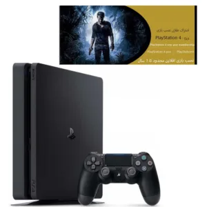 کنسول بازی سونی مدل Playstation 4 Slim ریجن 3 سری CUH-2218B ظرفیت 1 ترابایت به همراه 10 عدد بازی