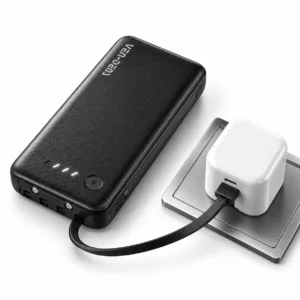 پاوربانک 15 وات وندنس مدل PB058 ظرفیت 10000 میلی‌آمپرساعت به همراه کابل USB-C، لایتنینگ و Micro USB