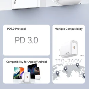 شارژر دیواری 30 وات یوسمز مدل CC329
