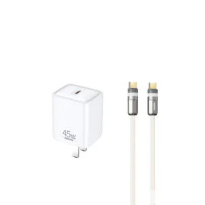 شارژر دیواری 45 وات ریمکس مدل S24 ULTRA به همراه کابل تبدیل USB-C