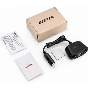 شارژر فندکی 150وات 4 پورت مدل MRS152BK