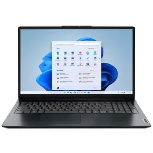 لپ‌تاپ لنوو مدل IdeaPad 1 15IJL7 با پردازنده Celeron N4500، رم DDR4 8GB با فرکانس 3200MHz، حافظه SSD با ظرفیت 256GB، نمایشگر 15.6 اینچ TN با وضوح HD، دارای سیستم‌عامل Windows 11