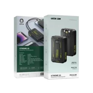 پاوربانک گرین لاین مدل Xtreme 20 ظرفیت 20000 میلی آمپر ساعت