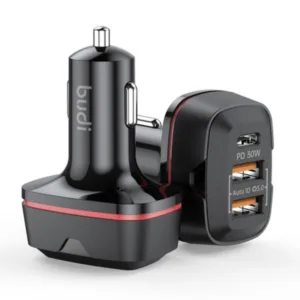 شارژر فندکی 30 وات سه پورت بودی مدل CC616TB