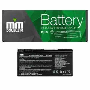 باتری لپ‌تاپ 9 سلولی دابل ام مدل BTY-M6D مناسب برای  GT60 GT70 GT660 GT670
