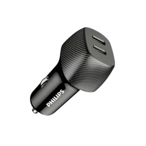 شارژر فندکی 30 وات 2 پورت فیلیپس مدل DLP5522C