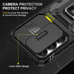 کاور بادی قاب مدل camshield Pro_S24FE مناسب برای گوشی موبایل سامسونگ Galaxy S24 FE