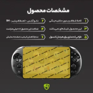 محافظ صفحه نمایش مولتی نانو مدل X-S1N مناسب برای کنسول بازی قابل حمل سونی PS Vita PCH