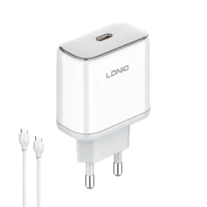 شارژر دیواری 45 وات الدینیو مدل Q1415 به همراه کابل USB-C