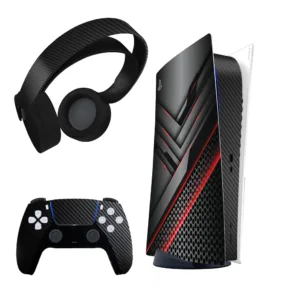 برچسب کنسول بازی PS5 مدل carbon مات مناسب دستگاه دیجیتال