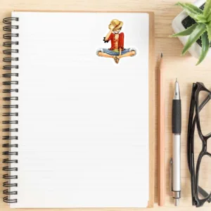 استیکر لپ تاپ کارنیکا طرح انیمه وان پیس لوفی مدل Luffy One Piece Anime-2222282 مجموعه 2 عددی
