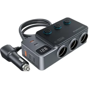 شارژر هاب فندکی 120 وات پرودو مدل PDFWCH070DG