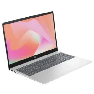 لپتاپ 15.6 اینچی اچپی مدل 15-fd0154wm، با پردازنده Intel Core i5-1334U، رم 8 گیگابایت DDR4 با فرکانس 3200 مگاهرتز، حافظه SSD با ظرفیت 512 گیگابایت، صفحهنمایش لمسی IPS با وضوح Full HD، پشتیبانی از Wi-Fi 6 و Bluetooth 5.3، سیستمعامل Windows 11