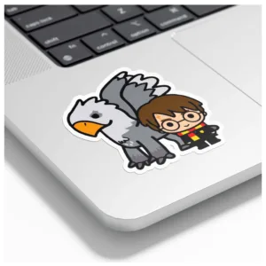 استیکر و برچسب گوفی مدل هری پاتر چیبی طرح Harry Potter کد HP-GX701 مجموعه 7 عددی