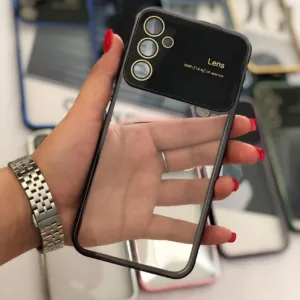 کاور قاب آوش طرح لنس مدل شفاف 05 مناسب برای گوشی موبایل سامسونگ GALAXY S21 FE