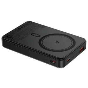 پاوربانک وایرلس 22.5 وات ایس فست مدل M31 ظرفیت 10000 میلی‌آمپرساعت به همراه کابل USB-C