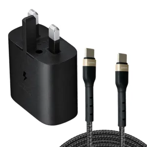 شارژر دیواری 25 وات لیندوس پلاس مدل Galaxy A73 به همراه کابل USB-C