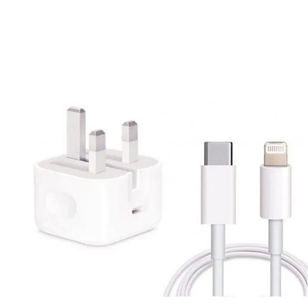 شارژر دیواری 20 وات مدل IPHONE 14 pro max به همراه کابل pd
