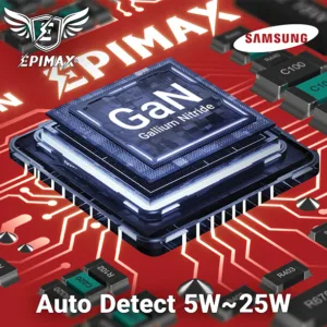 شارژر دیواری 25 وات اپی مکس مدل TAIWAN GaN EU-151