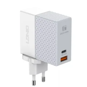 شارژر دیواری الدینیو مدل A2620C به همراه کابل تبدیل USB-C