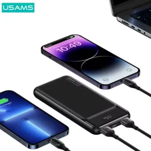 پاوربانک یوسمز مدل CD198 ظرفیت 10000 میلی آمپر ساعت