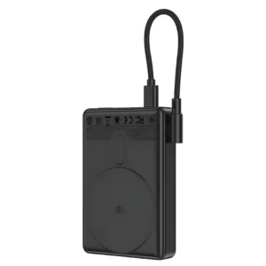 پاوربانک بی‌سیم 20 وات رسی مدل RPB-W37 ظرفیت 5000 میلی‌آمپرساعت به همراه کابل USB-C