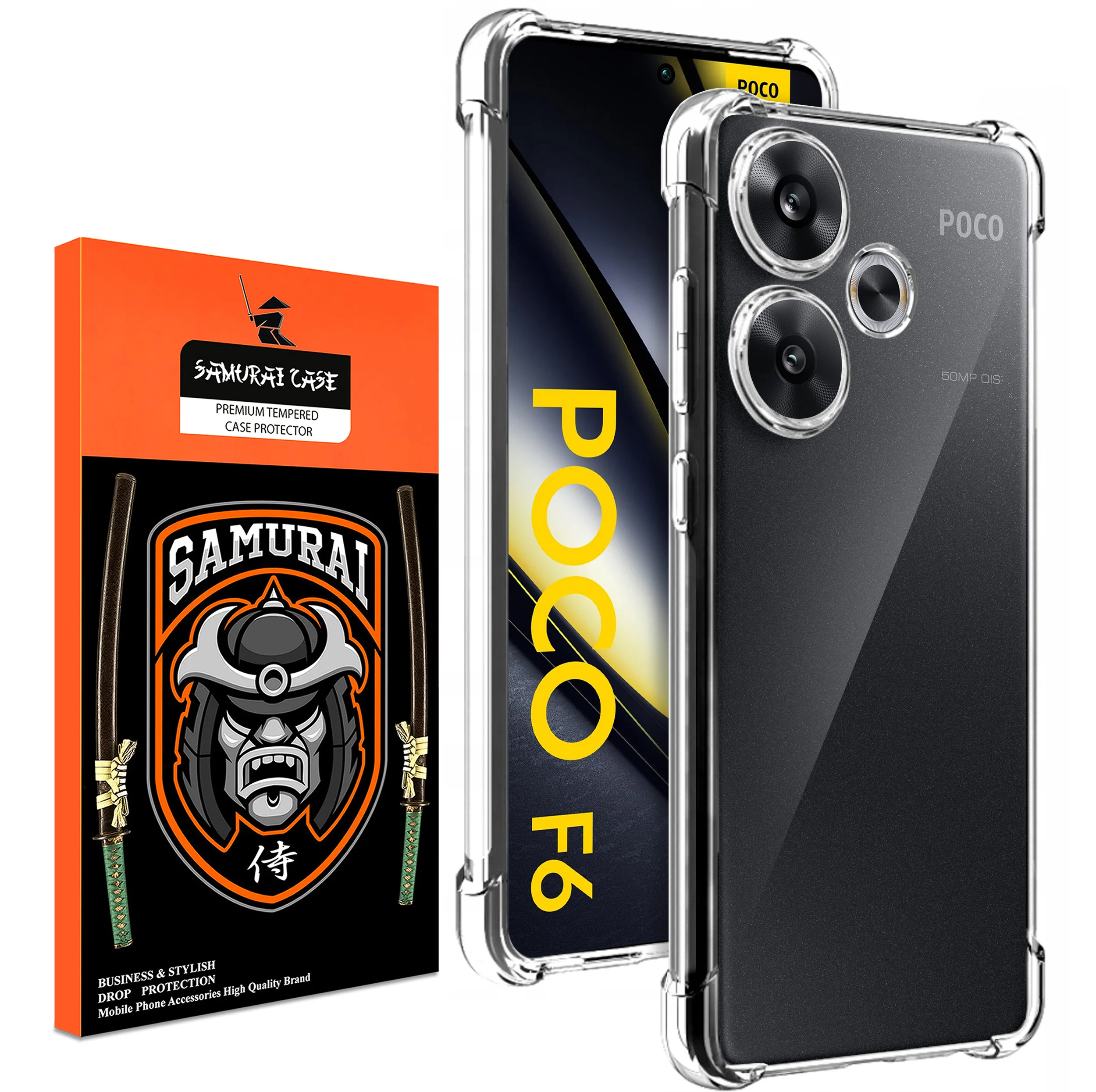 کاور سامورایی مدل Airbag مناسب برای گوشی موبایل شیائومی Poco F6 / Redmi Turbo 3