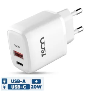 شارژر دیواری 20 وات تسکو مدل TTC 65