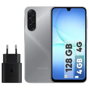 گوشی موبایل سامسونگ مدل Galaxy A17 4G دو سیم کارت ظرفیت 128 گیگابایت و رم 4 گیگابایت - ویتنام به همراه شارژر 25 وات سامسونگ