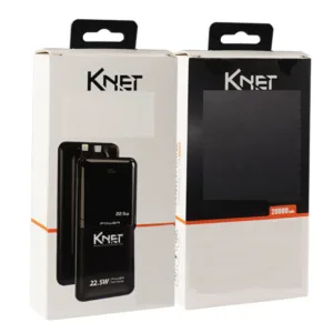 پاوربانک کی نت مدل K-P20 ظرفیت 20000 میلی آمپر ساعت