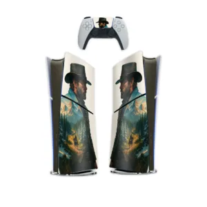 برچسب کنسول بازی پلی استیشن 5 اسلیم کایمون مدل red dead کدP5S015 بسته 6عددی