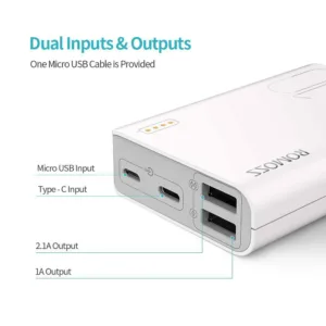 پاور بانک روموس مدل Sense 4 mini PPH10 ظرفیت 10000 میلی آمپر ساعت