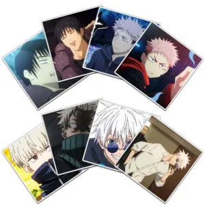 استیکر و برچسب گوفی مدل انیمه جوجوتسو کایسن Gojo Jujutsu Kaisen Anime کد K14 مجموعه 8 عددی
