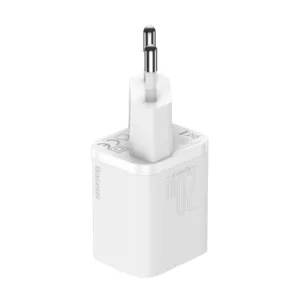 شارژر دیواری باسئوس مدل TZCCSUP-B02 به همراه کابل تبدیل لایتنینگ