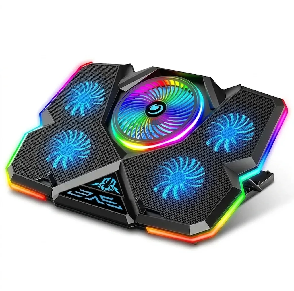 پایه خنک کننده لپ تاپ گیمینگ کول کلد مدل RGB 5FAN