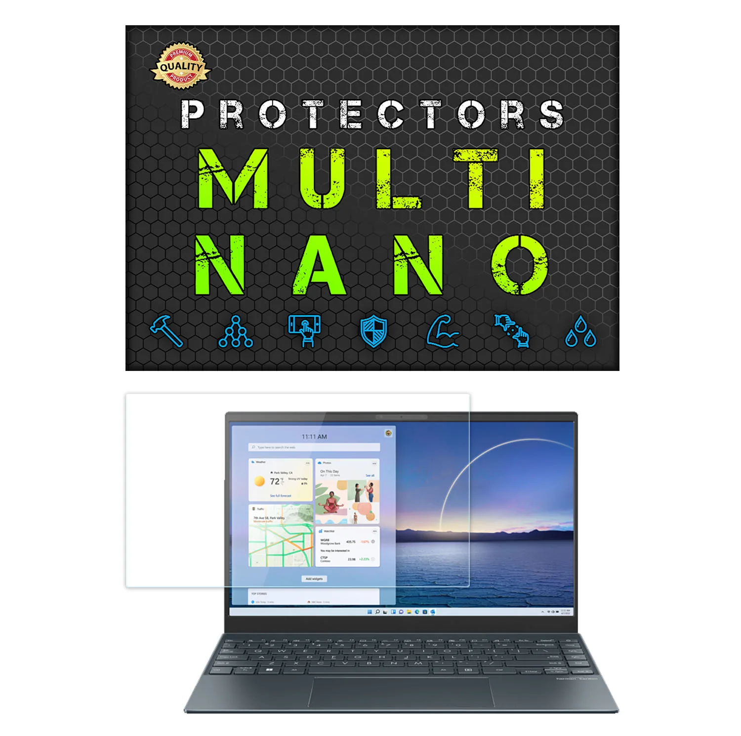 محافظ صفحه نمایش مولتی نانو مدل X-S1N مناسب برای لپ تاپ 13.3 اینچ