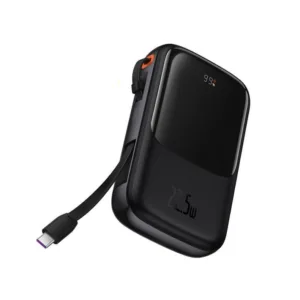پاوربانک باسئوس مدل QPOW PRO + DIGITAL DISPLAY ظرفیت 20000 میلی آمپر ساعت