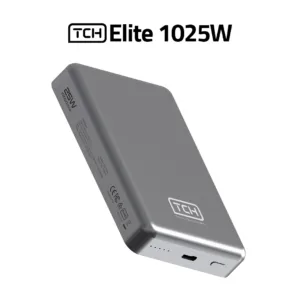 پاوربانک بی سیم 25 وات تی سی اچ مدل Elite 1025W ظرفیت 10000 میلی‌آمپرساعت