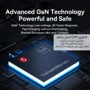 شارژر رومیزی بیسوس مدل GaN-5 Pro 67W