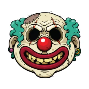 برچسب لپتاپ طرح دلقک ترسناک کد 930