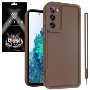 کاور لوکسار مدل s20fe -Puffer band مناسب برای گوشی موبایل سامسونگ Galaxy S20 FE به همراه بند آویز