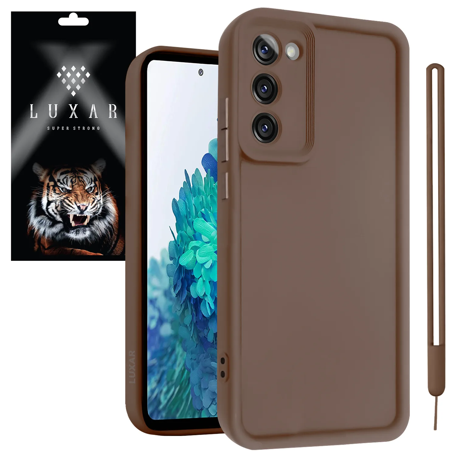 کاور لوکسار مدل s20fe -Puffer band مناسب برای گوشی موبایل سامسونگ Galaxy S20 FE به همراه بند آویز