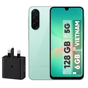 گوشی موبایل سامسونگ مدل Galaxy A26 دو سیم کارت ظرفیت 128 گیگابایت و رم 6 گیگابایت - ویتنام - به همراه شارژر 25 وات سامسونگ