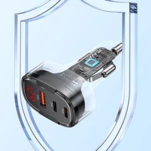 شارژر فندکی 100 وات سه پورت یوسمز مدل CC257