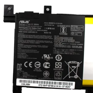 باتری لپ تاپ 6 سلولی مدل C21N1509 مناسب برای لپ تاپ ایسوس X556
